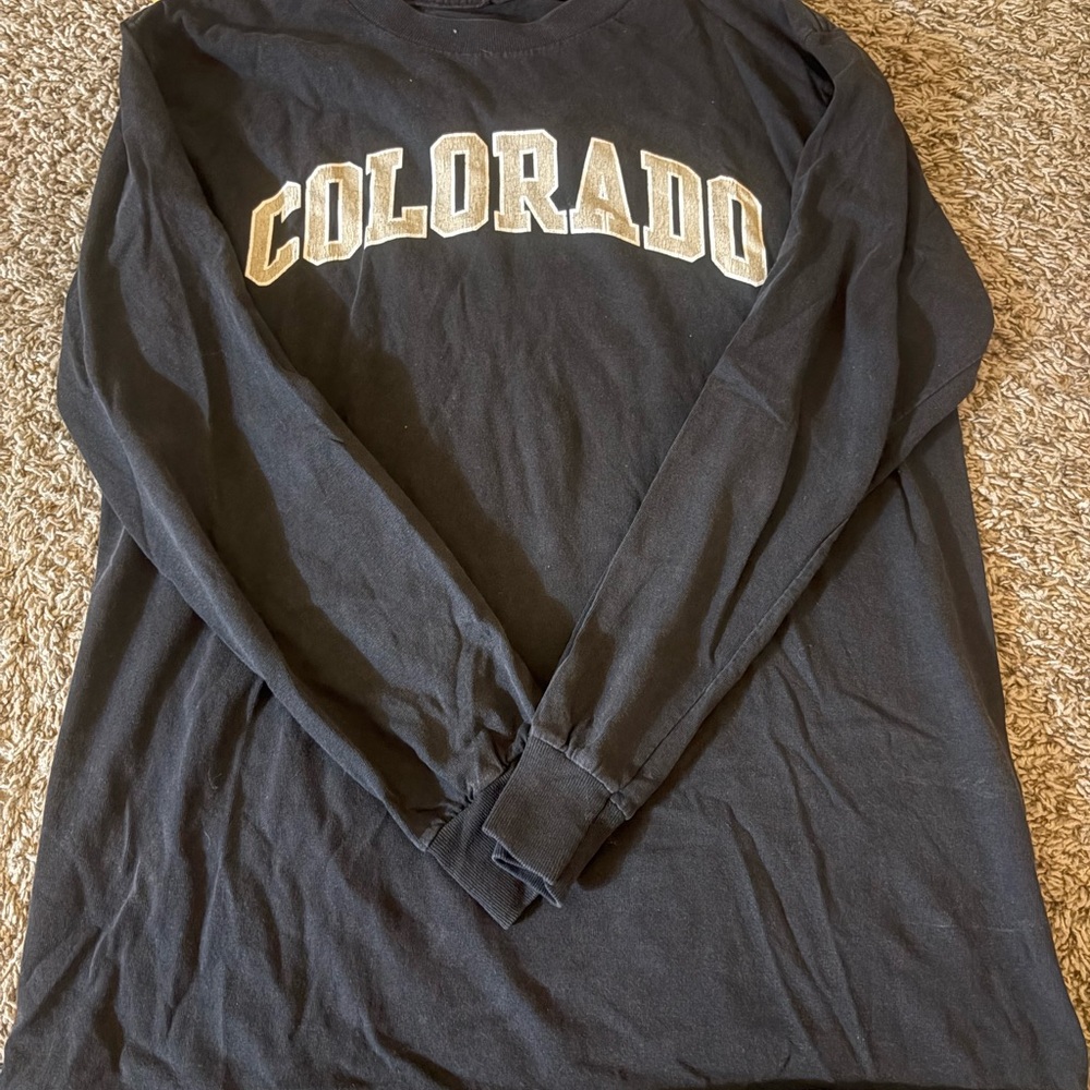Black Colorado Long Sleeve Shirt